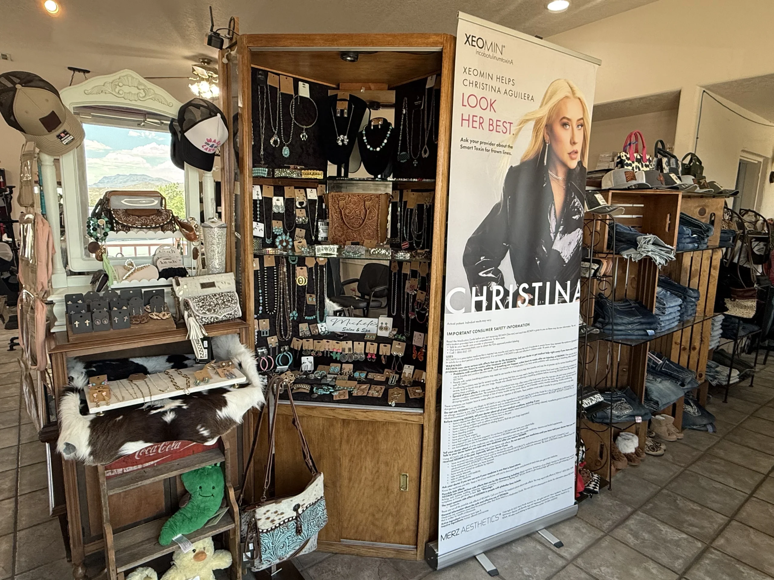 Michele's Salon & Spa sign
