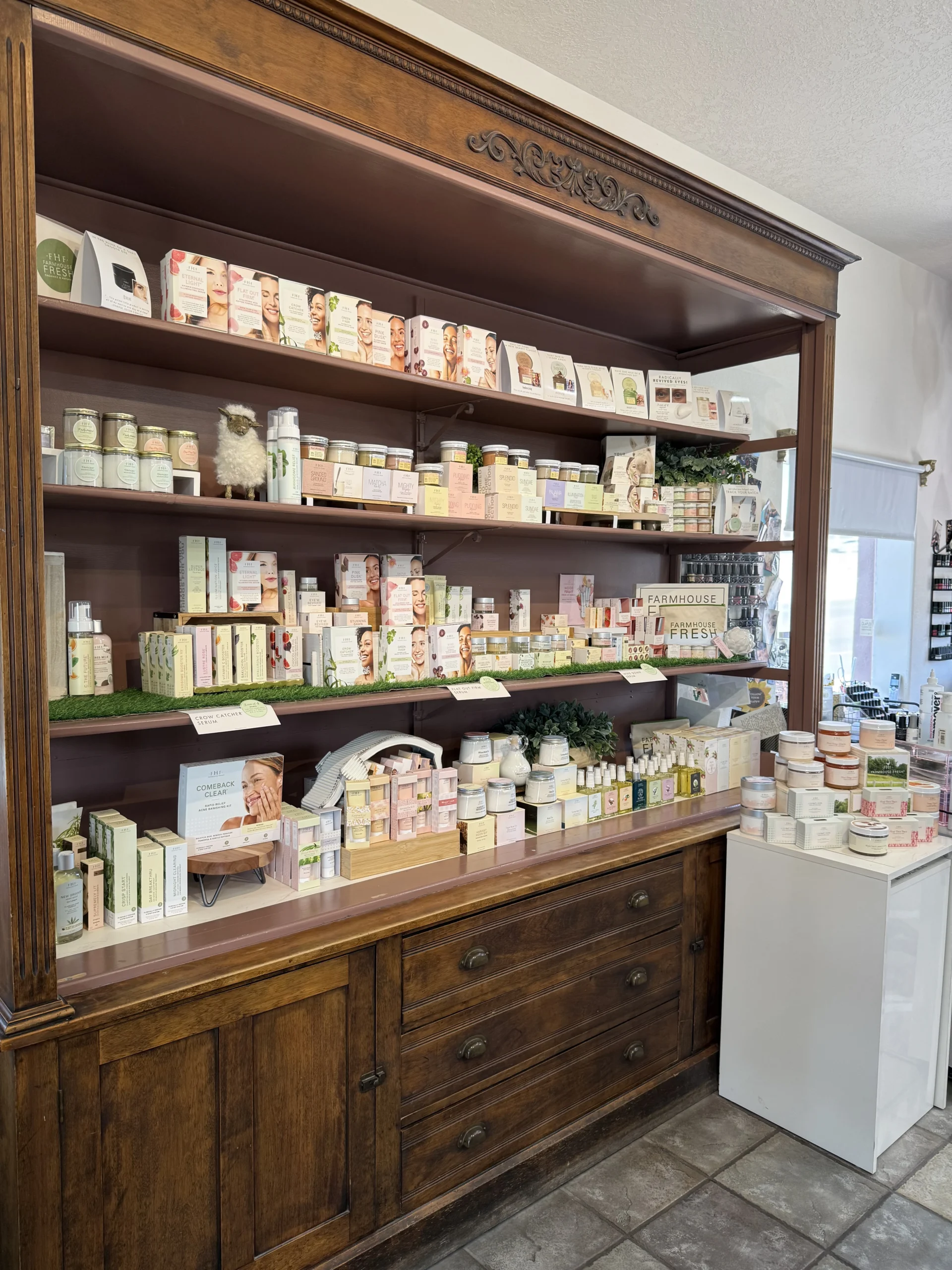 Michele's product display